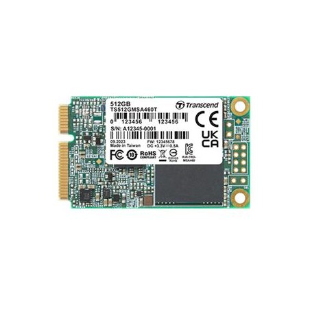 TRANSCEND MSA460T-VS1 128 GB SSD disk mSATA, SATA III, 3D TLC BiCS5