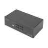 DIGITUS KVM switch, 4 porty, duální displej, 4K, HDMI®