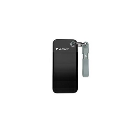 VERBATIM Pocket SSD 512GB, USB-C 3.2 Gen 2, černá/šedá