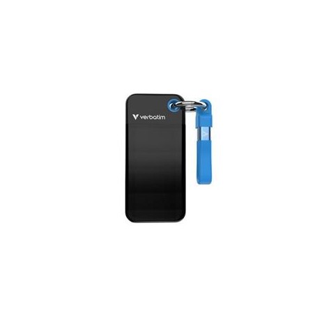 VERBATIM Pocket SSD 256GB, USB-C 3.2 Gen 2, černá/modrá