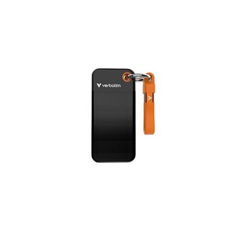 VERBATIM Pocket SSD 512GB, USB-C 3.2 Gen 2, černá/oranžová