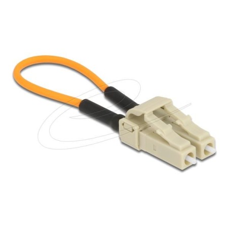 Delock Optický adaptér zpětné smyčky, LC / OM1, Multimód, šedý