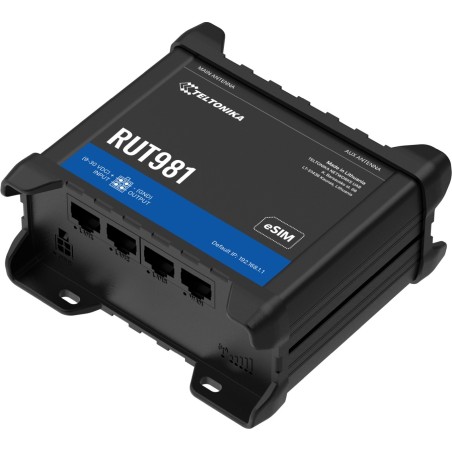 Teltonika RUT981 Průmyslový 4G LTE Router, eSIM
