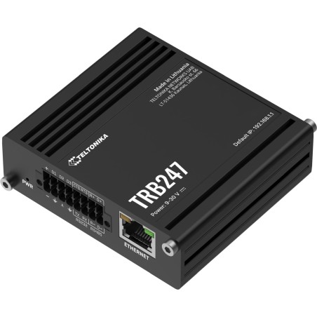 Teltonika TRB247 Průmyslový LTE Cat1 Gateway Router, GPS, I/O, RS232 a RS485