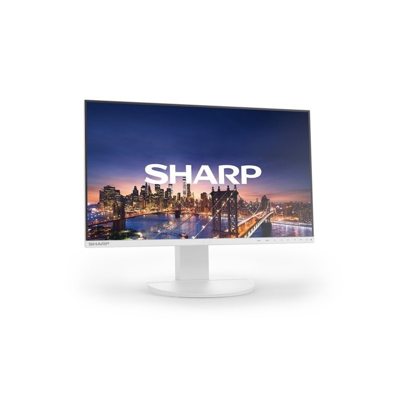 Sharp 27" EA271F IPS/1920x1080/6ms/250cd/D-sub/DVI/DP/HDMI/USB/Repro/height/bílý