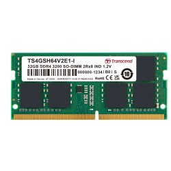 Transcend paměť 32GB Industrial DDR4 3200 SO-DIMM 2Rx8 IND 2Gx8 CL22 1.2V SEC-1z-M