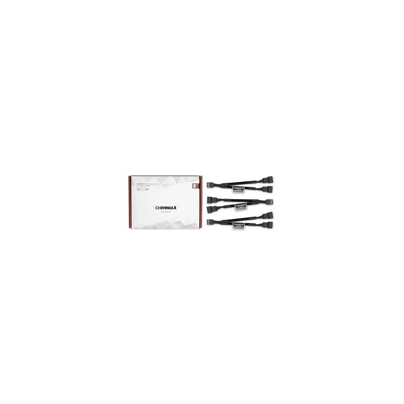 Noctua NA-SYC1.black, 3x, 4-pin ventilátor, černá
