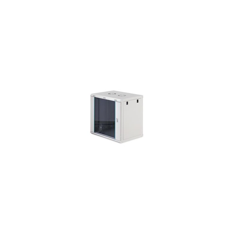 DIGITUS DN-37108 Nástěnná skříň 12U, Dynamic-N, 19", 600x450mm, nesmontovaná, šedá (RAL 7035)