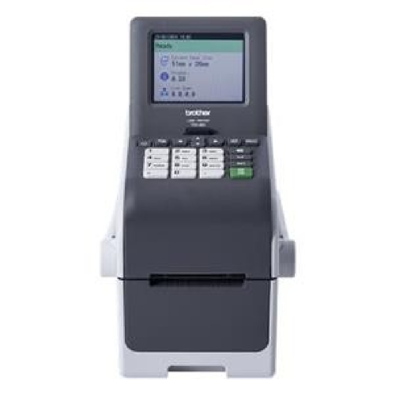 Brother - TD-2350DSAH300 (300 dpi,až 152,4 mm/sec., bar. dotyk. displ. sklop. madlo, USB, USB Host, RS-232C*, LAN, Blue