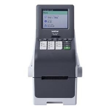 Brother - TD-2350DSAH300 (300 dpi,až 152,4 mm/sec., bar. dotyk. displ. sklop. madlo, USB, USB Host, RS-232C*, LAN, Blue