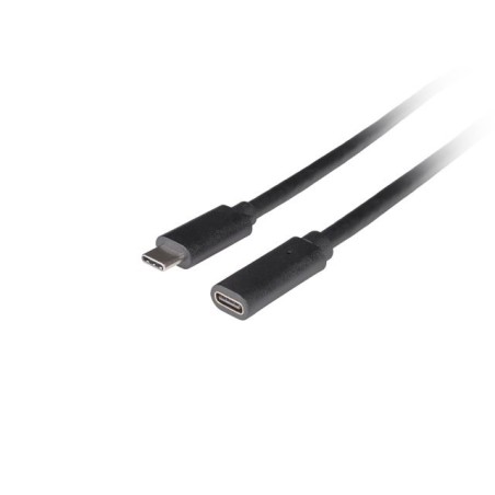Lanberg prodlužovací Kabel USB-C M/F 3.1 1,5 M černý