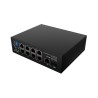 Lanberg Switch ILFE-8P-1GE-1S-120 lehký Průmyslový PoE 4XBT 4XAT SFP+Eth DIN Fast Ethernet