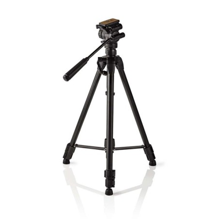 Nedis TPOD4200BK - Stativ | max. 3 kg | 60 - 165cm | 3 Segmenty | Náklon & Natočení | ABS / Hliník | Černá