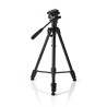Nedis TPOD4200BK - Stativ | max. 3 kg | 60 - 165cm | 3 Segmenty | Náklon & Natočení | ABS / Hliník | Černá