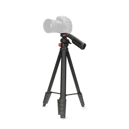 Nedis TPOD2600BK - Stativ | max. 3 kg | 41.5 - 160cm | 5 Segmentů | Náklon & Natočení | ABS / Hliník | Černá