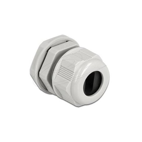 Delock Kabelová průchodka PG29 pro plochý kabel šedá, 2 kusy