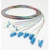 OPTIX LC/UPC Optický pigtail 09/125 2m 12ks barevné 250 i 900um G657A EASY STRIP