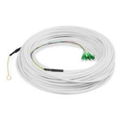 DIGITUS FTTH Drop kabel, Singlemode, 4 vlákna, 4 LC/APC, 50 m