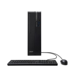 ACER PC Veriton VX2720G, i3-14100,8GB DDR4,256GB M.2 SSD,Wifi,DVD±RW,USB KB+mouse,W11P,180W,Black