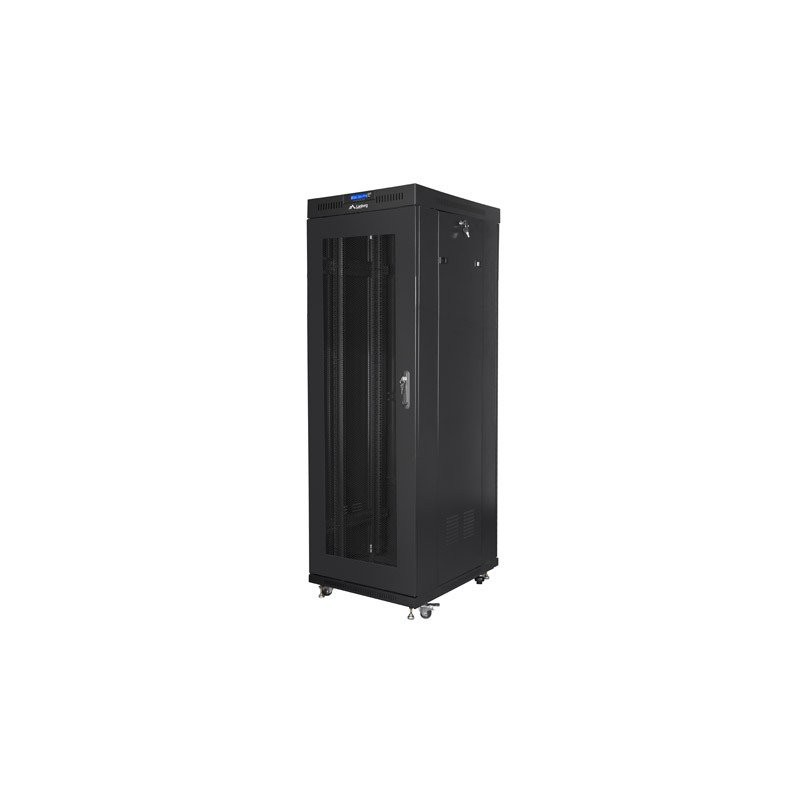 Stojanový rack 19" 37U/600x800 flat pack door LCD