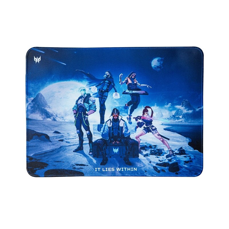 ACER Predator Gaming Mousepad M, podložka pod myš, spodní gumová protiskluzová vrstva, horní vrstva polyester s potiskem