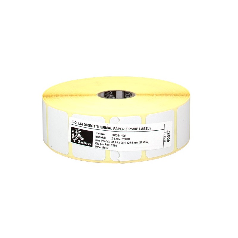 Zebra etikety Z-Select 2000D , 32x25mm, 2,580 etiket 12-pack