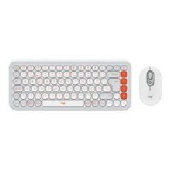 Logitech Pop ICON Combo Mouse And KB/Off White - CH - Central-419