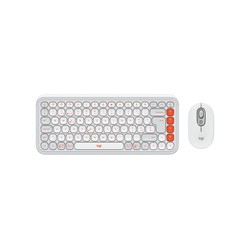 POP ICON COMBO MOUSE AND KB/OFF WHITE - CH - CENTRAL-419