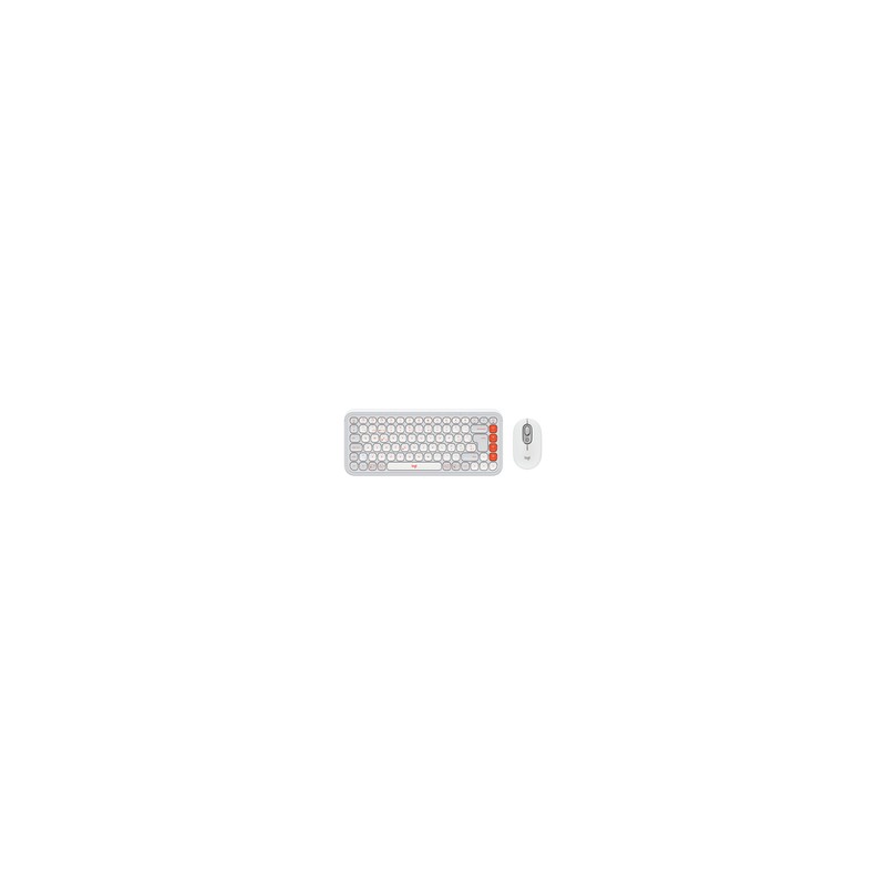POP ICON COMBO MOUSE AND KB/OFF WHITE - CH - CENTRAL-419