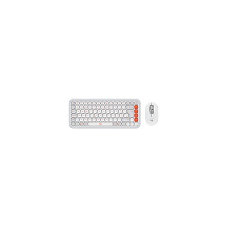 POP ICON COMBO MOUSE AND KB/OFF WHITE - CH - CENTRAL-419