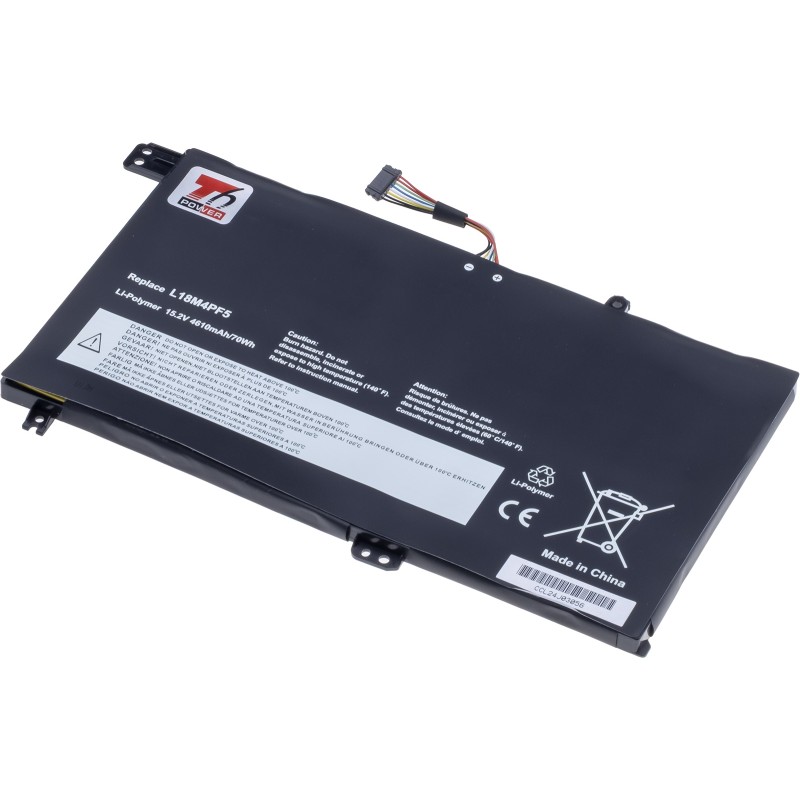 Baterie T6 Power pro Lenovo IdeaPad S540-15IML, S540-15IWL GTX 81SW, 4610mAh, 70Wh, 4cell, Li-Pol