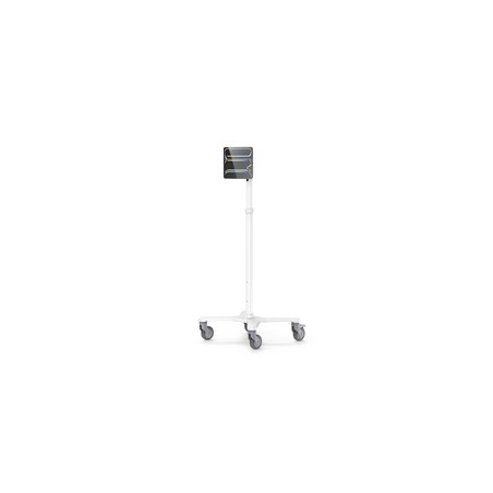 Compulocks Universal Invisible Mount/Medical Rolling Cart Extend. WHT