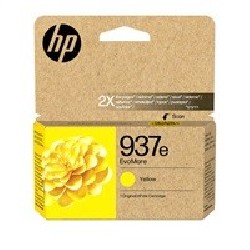 HP 937e EvoMore Yellow Original Ink Cartridge (1,650 pages)