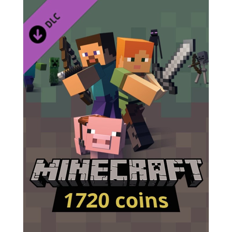 Minecraft 1720 Coins – herní kredit pro PC (elektronická licence)