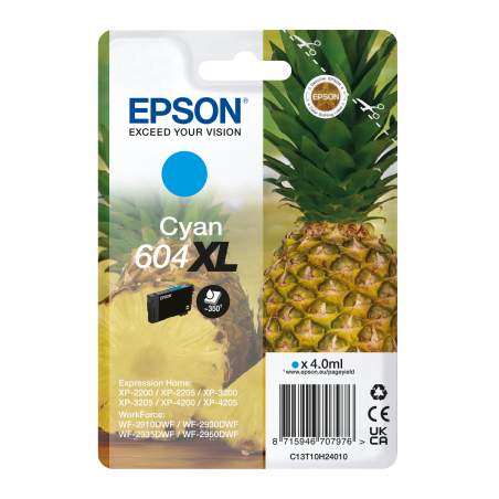 EPSON Singlepack Cyan 604XL Ink