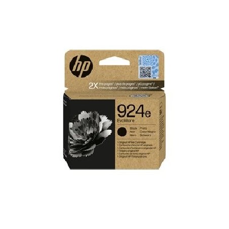HP 924e EvoMore Black Original Ink Cartridge (1,000 pages)