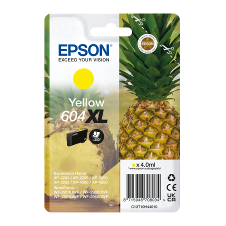 EPSON Singlepack Yellow 604XL Ink