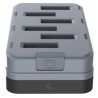 WS301 6-Slot Spare Battery Charger, Allows Charging of 6 Spare Batteries.