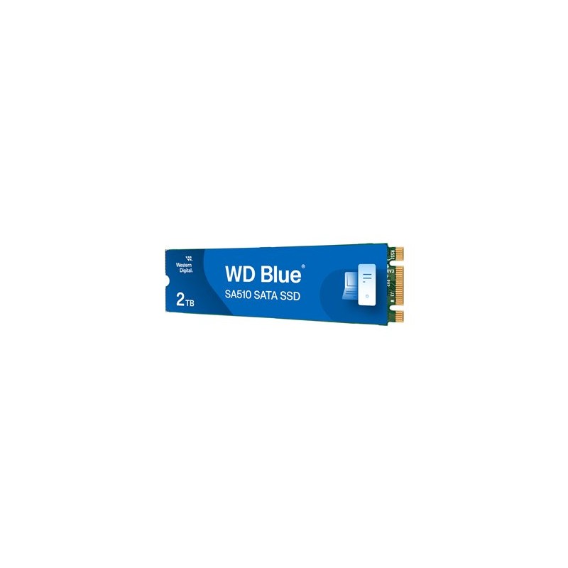 WD BLUE SSD 3D NAND WDS200T3B0B 2TB SA510 Powered by SanDisk, M.2 SATA, (R:560, W:530MB/s)