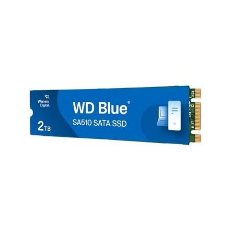 WD BLUE SSD 3D NAND WDS200T3B0B 2TB SA510 Powered by SanDisk, M.2 SATA, (R:560, W:530MB/s)