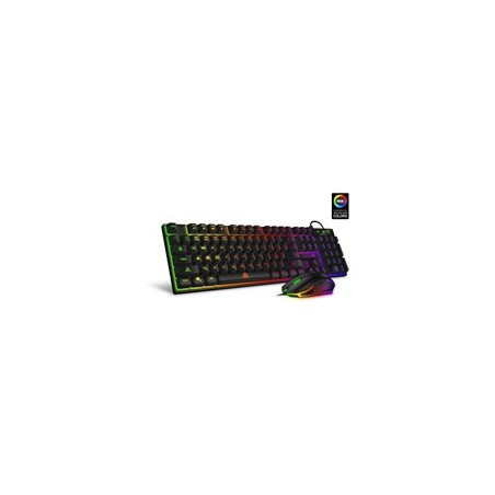 CONNECT IT BATTLE herní combo drátová klávesnice + myš, CZ + SK layout, černá