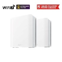 ASUS ZenWifi BT8 2-pack, WiFi7 Extendable Router, AiMesh, 1x WAN, 3x LAN, 1x 3.0