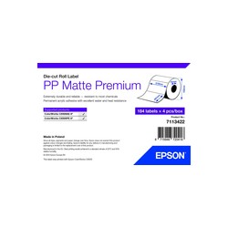 PP MATTE LABEL PREM DIE-CUT/ROLL 210X297MM 184 LABELS