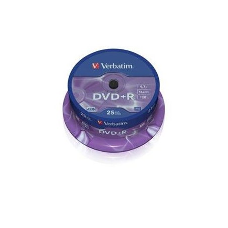 VERBATIM DVD+R(25-Pack)Spindle/General Retail/16x/4.7GB