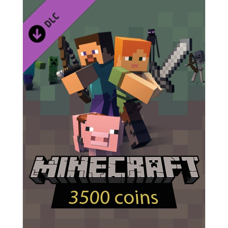 Minecraft 3500 Coins – herní kredit pro PC (elektronická licence)