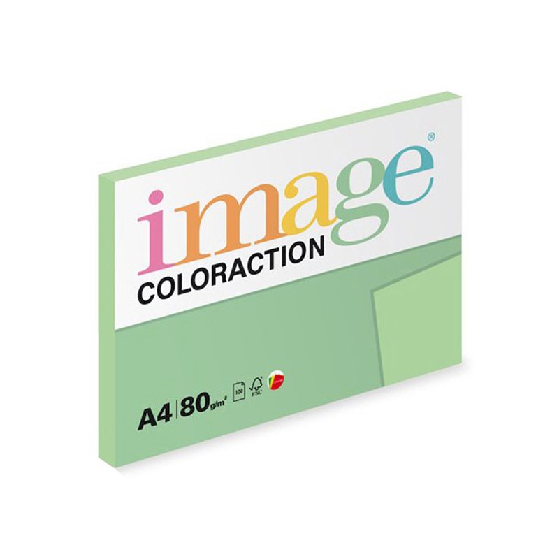 Antalis Papír Image Coloraction Forest - pastelově zelená (MG28) A4 (80g/100ks)