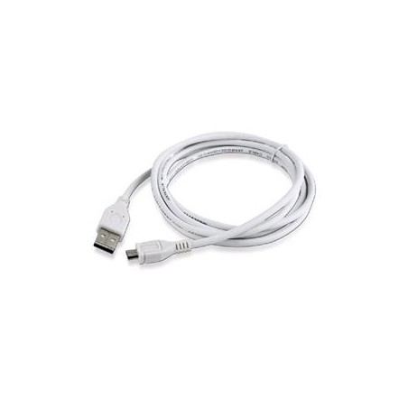 GEMBIRD Kabel USB A Male/Micro B Male 2.0, 1,8m, White, High Quality