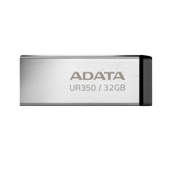 ADATA Flash Disk 32GB UR350, USB 3.2 Dash Drive, kov černá