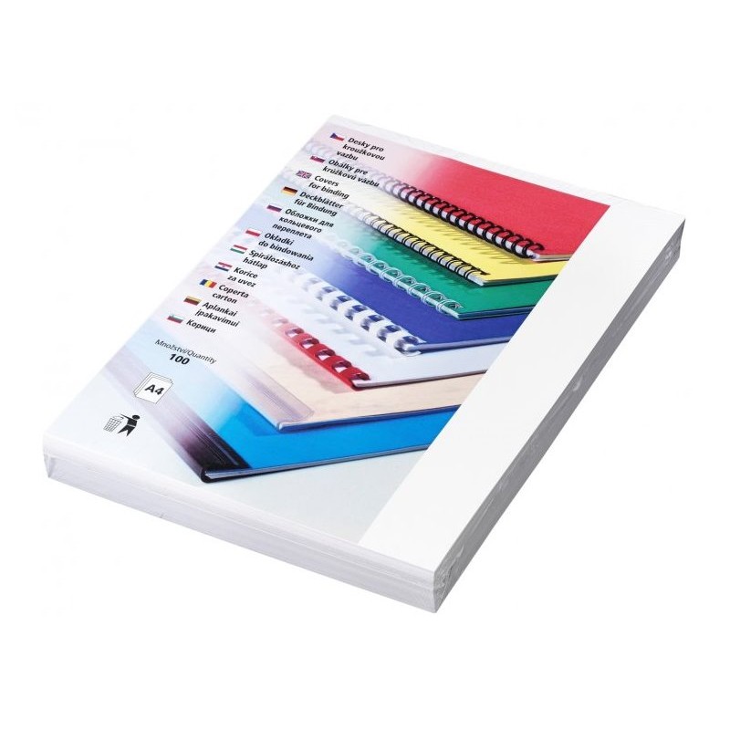 Kartonové desky Chromo A4, 250g, bílá
