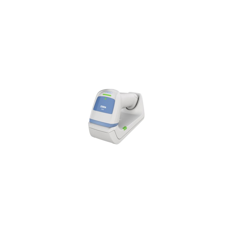 Zebra DS8288: Standard Cradle, INDUCTIVE, Bluetooth, FIPS, Healthcare White